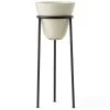 Menu Daiza Planter Ivory, Ø25x65 Cm 1 Menu Daiza Planter Ivory, Ø25x65 Cm -Sunny Garden Shop menu daiza planter h35 25 ivory 11