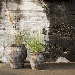 Muubs Hanja Pot Weathered Rusty, 35 Cm -Sunny Garden Shop muubs hanja pot weathered rusty 12