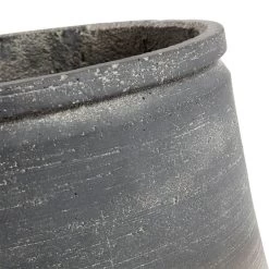 Muubs Kanji Decorative Pot Low Grey, 27 Cm -Sunny Garden Shop muubs kanji pot low grey 13