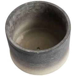 Muubs Kanji Pot Low Grey, 21 Cm -Sunny Garden Shop muubs kanji pot low grey 19