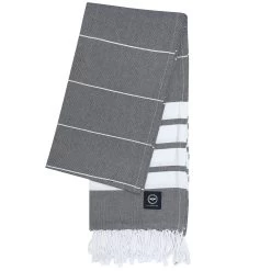 Alma Hamam Bath Sheet 80x180 Cm, Dark Grey