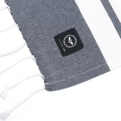 Alma Hamam Bath Sheet 80x180 Cm, Blue -Sunny Garden Shop recycled by wille badlakan hamam alma 80x180cm orange vit 7