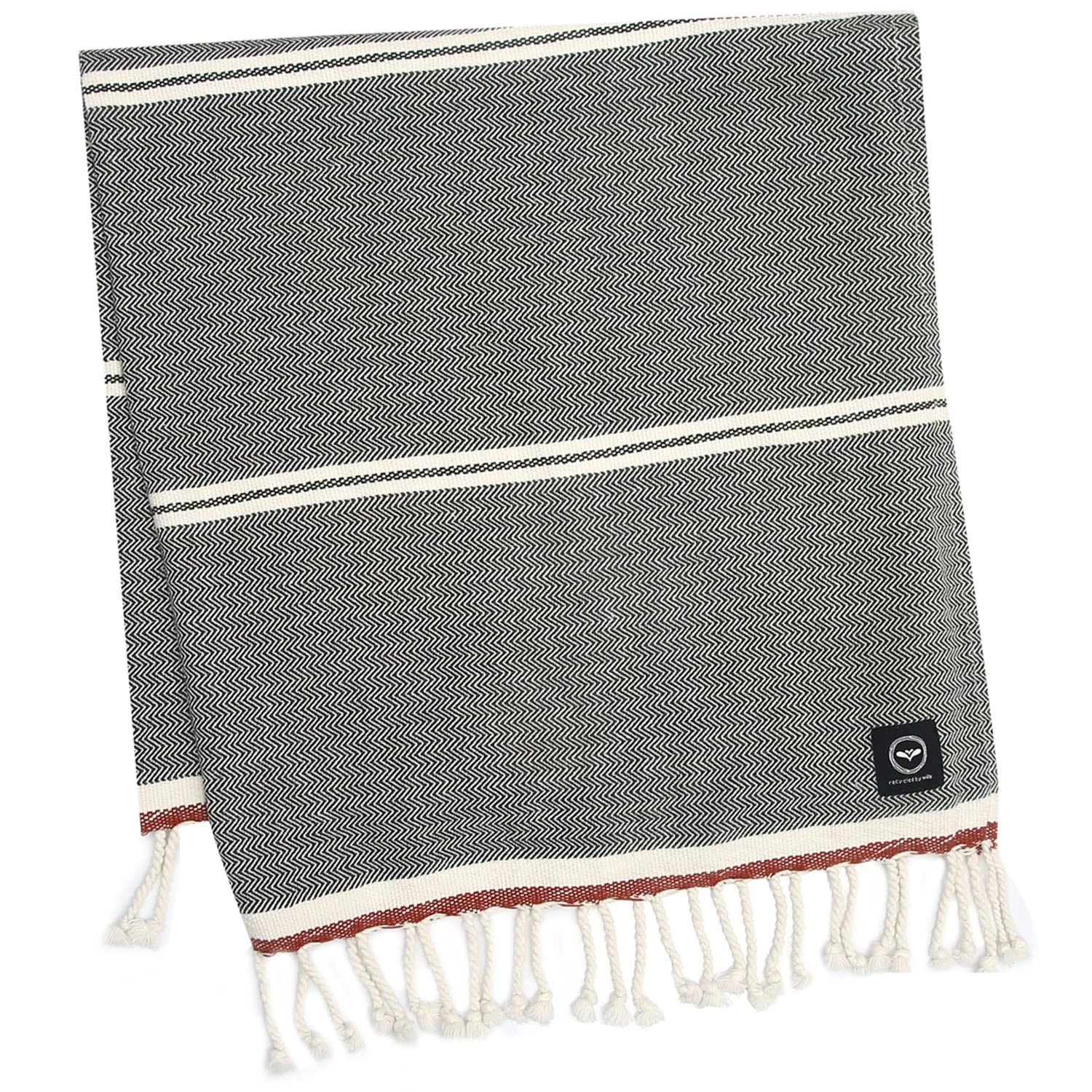 Amasra Hamam Bath Sheet 90x190 Cm, Dark Grey 3 Amasra Hamam Bath Sheet 90x190 Cm, Dark Grey