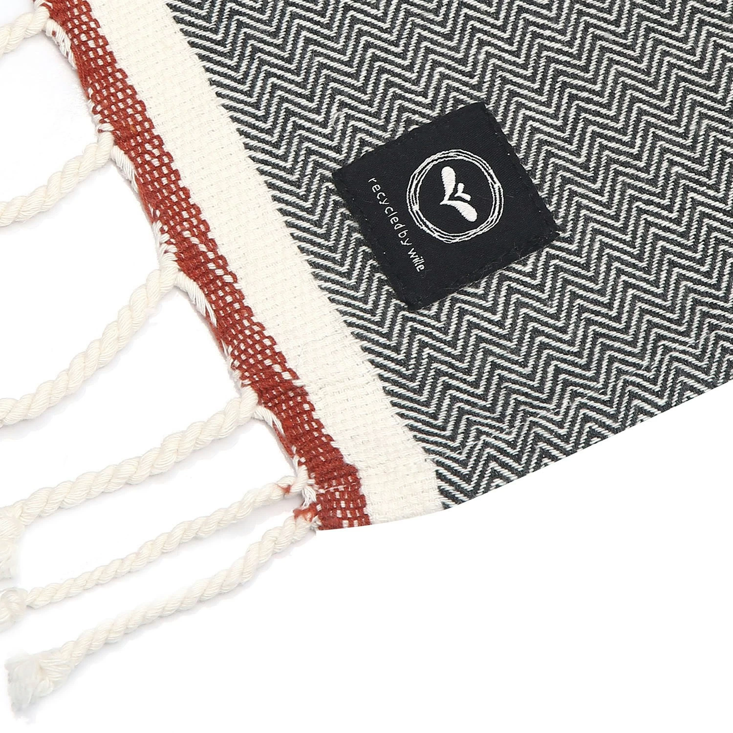 Amasra Hamam Bath Sheet 90x190 Cm, Dark Grey 5 Amasra Hamam Bath Sheet 90x190 Cm, Dark Grey - Image 3