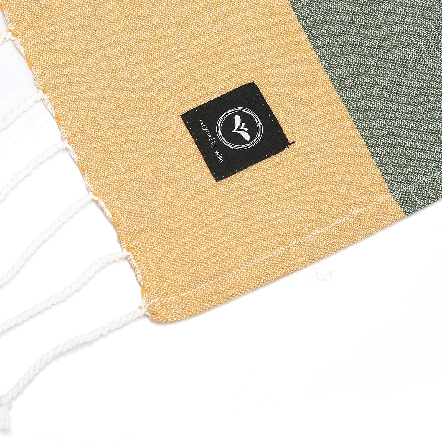 Kochi Hamam Bath Sheet 80x180 Cm, Green/Yellow 4 Kochi Hamam Bath Sheet 80x180 Cm, Green/Yellow - Image 2