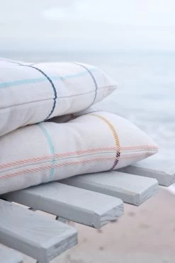 Outdoor Check Seat Pad 40x40x4 Cm, Multi -Sunny Garden Shop rosendahl copenhagen seat pad with tie strings 40x40 cm 4