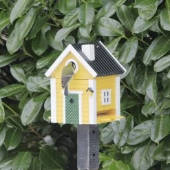 Multiholk Yellow Cottage 8 Multiholk Yellow Cottage -Sunny Garden Shop wildlife garden multiholk birdhouse bird feeder 23