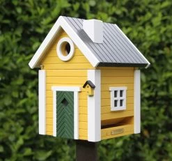 Multiholk Yellow Cottage 9 Multiholk Yellow Cottage -Sunny Garden Shop wildlife garden multiholk birdhouse bird feeder 24
