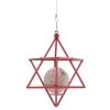 Suet Ball Feeder Star, Red